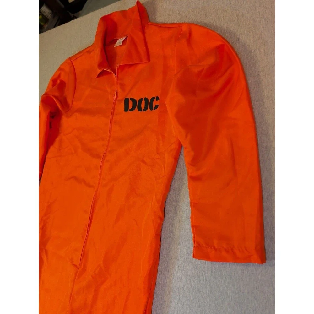 Prisoner Convict Jail Bird Orange Jumpsuit Dept Of Corrections S/M